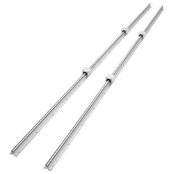 2PCS Rails Linéaires 1800 mm - VEVOR - 4PCS Blocs Roulement SBR20UU Kit Glissières à Roulement Linéaire