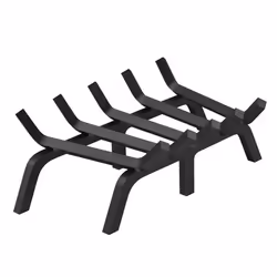 Porte bûches de cheminée - VEVOR - 533 mm avec 6 pieds de support barres en acier massif revêtement en poudre 19 mm