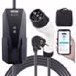Chargeur EV Portable Voiture Électrique - VEVOR - Type 2 Câble 86m 16A 230V CEE 7-7