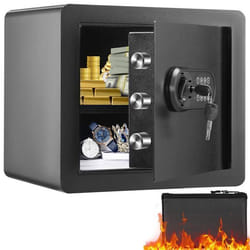 34 L Coffre-Fort Numérique - VEVOR - 400 x 300 x 350 mm Coffre-Fort de Sécurité - 2 Types de Déverrouillage Mot de Passe et Clés