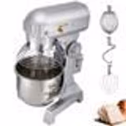 Robot Pâtissier -VEVOR-20L -750W -3 Vitesses -Socle à en Acier Inox -avec Tige de Mélangeur de ProtectionBatteur FouetCroche