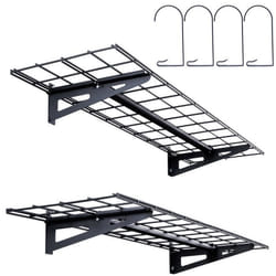Etagere Murale Garage - VEVOR - 1220 x 312 x 115 mm Lot de 2Charge 907 kgPorte - outils en métal suspendupour Magasins
