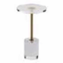 Table acrylique - VEVOR - 302x543 mmcharge maximale 10 kgTable dappoint ronde AcryliquePour Tables de chevet salon