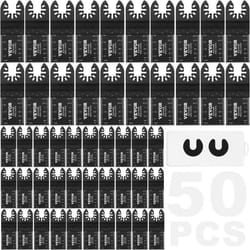 Lames de Scie Oscillante - VEVOR - Lames Scie Oscillante 50PCS Dégage Rapide pour Bois Plastique Aluminium