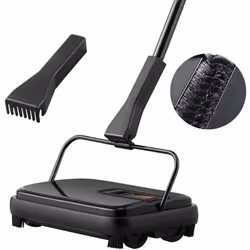 VEVOR Balai Mécanique Balayeuse Manuelle pour Plancher et Tapis sans Électricité