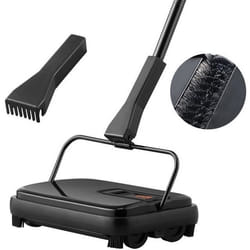 VEVOR Balai Mécanique Balayeuse Manuelle pour Plancher et Tapis sans Électricité
