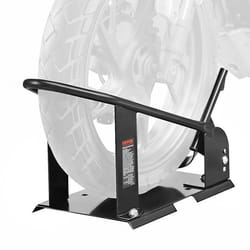 Bloque Roue Moto 8165 kg-VEVOR-Cale Roue Moto en Acier Durable-pour Sécuriser Transport de Moto sur Camion Remorque