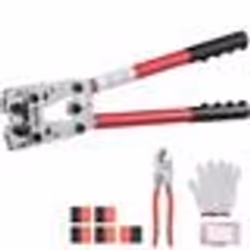 Pince a Sertir - VEVOR - Outil de Sertissage Outil Sertissage Cosse Batterie AWG10-1-0 Cuivre Alu