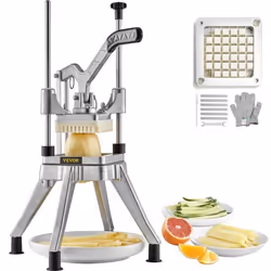 Coupe-Frites Commercial - VEVOR - Coupe-Légumes Fruits Multifonction Lame - 127 cm