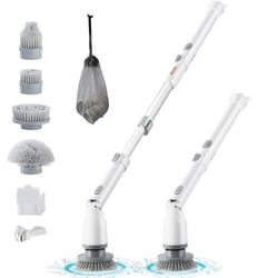 Brosse de Nettoyage Électrique - VEVOR - KS-2627 - 90 min dEndurance - 2 Vitesses