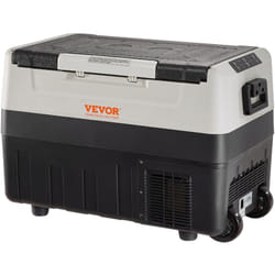 Vevor - Glaciere Electrique Portable de 35 l Refrigerateur de Voiture Portable 12/24 v cc 100-240 v ca Frigo Voiture Double Zone 0,6 kW.h -20 °c a 10