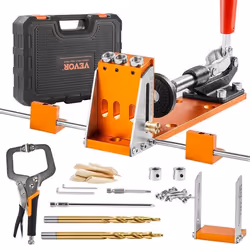 Kit de Gabarit de Trou de Poche - VEVOR - XRS040 - Alliage dAluminium - Réglable et Portable