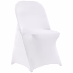 30 PCS Housses de Chaise - VEVOR - Housses Chaise Spandex Extensible Déco de Mariage Fête - Blanc