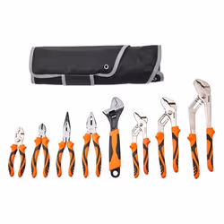 Jeu de Pinces - VEVOR - 8PCS Pince Multiprise Pince Multiprise 205-225-310 mm Ensemble Complet Acier