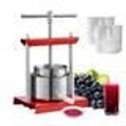 Pressoir à Fruits Manuel - VEVOR - Presse à Vin 3L en Inox Pressoir-Baies Jus Légume