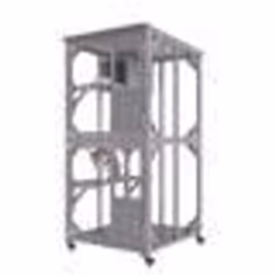 Cage Chat - VEVOR - Cage pour Chat 3 Niveaux sur Roulettes Verrouillables avec Boîte de Repos