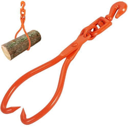 Pince Forestière pour Troncs - VEVOR - Pince Forestière de Levage Rotative pour Troncs Bûches 4572 mm 2 Griffes590 x 186 x 55 mm