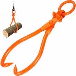 Pince Forestière pour Troncs - VEVOR - pinces de débardage de bûches 18 pouces 2 griffes de levage de bûches robustes 772 lb