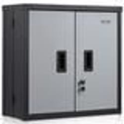 Armoire de Rangement Garage - VEVOR - 665 x 306 x 665 mmPliable muralCharge 1088 kgNoirpour BureauAtelierGarageEntrepôt