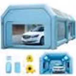 Tente Peinture Auto - VEVOR - Cabine Peinture Gonflable Voiture Pulvérisation 2 Souffleurs 8x4x3 m