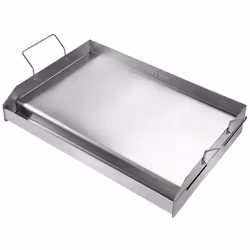 Plaque à griller rectangulaire - VEVOR - 587x395 mm Plancha Gril Rectangulaire en Acier Inoxydable Anti-adhésive Plaque de Cu ...