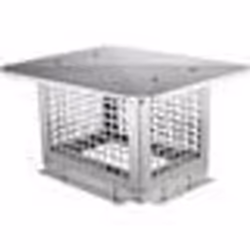 Chapeau de Cheminée - VEVOR - Chapeau Cheminee Inox 332x229 mm Acier Inoxydable 304 Pare-Vent Anti-Pluie