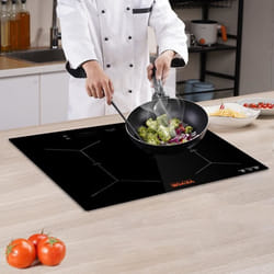 Plaque à Induction - VEVOR - Table de Cuisson Encastrable Table de Cuisson Encastrable Vitrocéramique 61cm 4 Feux