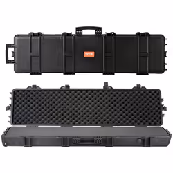 Mallette pour Armes - VEVOR - 1380 x 385 x 165 mmAvec 3 couches de mousse de protection complète étanche IP67Anti - extrusion