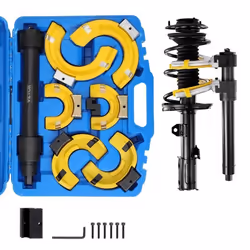 Kit Compresseur Ressort - VEVOR - 45 T 3 Mâchoires Amortisseur Tendeur de Ressort