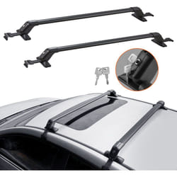 Vevor - Barres de Toit Transversales Universelles 2PCs Verrouillables Porte-Bagages Voiture en Aluminium Charge 70,3 kg Galerie de Toit Installation