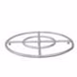 Brûleur pour Brasero - VEVOR - Brûleur de Brasero Foyer Encastrable Rond Acier Inoxydable 609mm BTU 90000609 mm × 62 mm