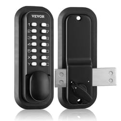 Serrure de Porte Mécanique - VEVOR - Serrure de Porte Mécanique Verrou à Code sans Clé Clavier à 14 Touchespour 35 à 65 mm