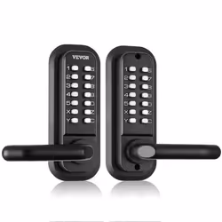 Serrure de Porte Mécanique - VEVOR - Clavier double face avec poignées réversibles gauche et droitepour 35 à 65 mm