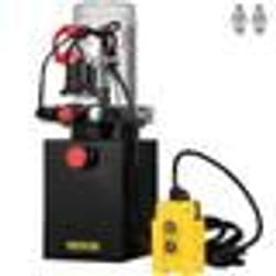 Pompe hydraulique -VEVOR- Groupe Réservoir Remorque en Métal pour Voiture- 12v - 4L - 2850 tr-min - 16-30kW - 0825GPM - 22MPa