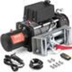 Treuil Électrique 12 V CC-VEVOR-Guide-câble Télécommande Sans Fil et Filaire Étanche IP55-pour Remorquage SUV Tout-terrain