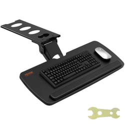 Support Clavier - VEVOR - Plateau pour Clavier et Souris Coulissant Plateau de Clavier-Souris Coulissant sous Bureau 635x25cm