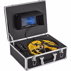 Caméra Endoscope - VEVOR Camera d Inspection Vidéo Étanche aux Égouts de 30 m LCD DVR Conduite de Drain Portable