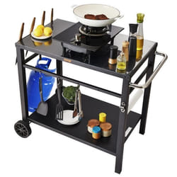 Desserte Plancha - VEVOR - Desserte Plancha Chariot de Barbecue à 2 Niveaux avec Roulettes Jardin1000 x 640 x 835 mm1185 kg