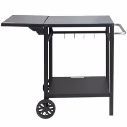 Desserte Plancha - VEVOR - Desserte Plancha Chariot de Barbecue à 2 Niveaux Plan de Travail Pliable972 x 640 x 755 mm1055 kg