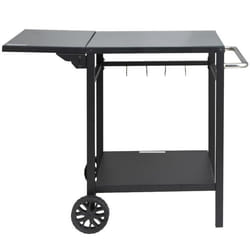 Desserte Plancha - VEVOR - Desserte Plancha Chariot de Barbecue à 2 Niveaux Plan de Travail Pliable972 x 640 x 755 mm1055 kg
