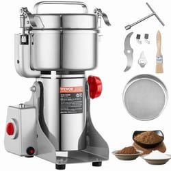Moulin  Caf pices lectrique 1000 g-VEVOR-3000 W-Type Oscillant Lame  3 Couches Protecteur de Surcharge -Crales Herbes