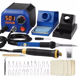 Kit de Pyrogravure sur Bois - VEVOR - Pyrograveur Professionnel 250~700°C 2 Stylos 23 Pointes en Fil 5 Solides