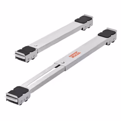 Chariot Déménagement - VEVOR - 2PCS Charge 300 kgacier au carbonepour RéfrigérateursSèche-lingeLave-lingeBlanc