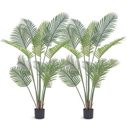 Arbre Artificiel - VEVOR - Arbre Artificiel Palmier à Noix de Bétel Plante Artificielle 800x1524 mm