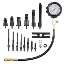 Testeur de Compression - VEVOR - Compressiomètre pour Moteurs Diesel 18 Adaptateurs