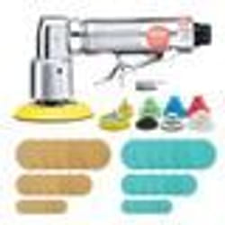 Ponceuse Pneumatique - VEVOR - Kit Ponceuse Orbitale Pneumatique 58 PCS 15000tr-min 1-2-3po 25-50-76mm