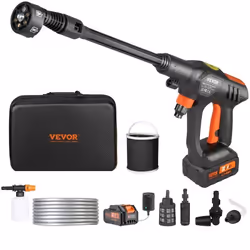 Nettoyeur Haute Pression - VEVOR - Nettoyeur Haute Pression Sans Fil sur Batterie à Eau Froide 652 PSI 50 bar