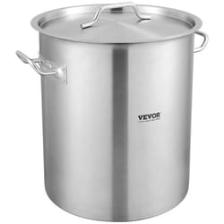 Marmite - VEVOR - SP354003S - 397 L - Acier inoxydable - Compatible induction poignée rivetée