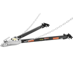 Barre de remorquage-VEVOR-2495 kg avec chaînes universelle acier allié revêtement en poudre sur pare-chocs-pour camion