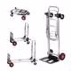 Diable - VEVOR - Diable Pliant en Aluminium 2-en-1 Diable Chariot Capacité 181 kg Robuste